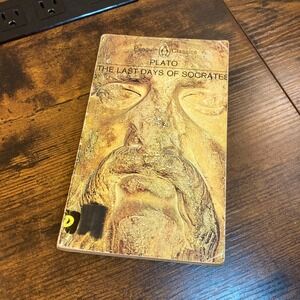 Plato Last Days of Socrates Vtg Philosophy PB Euthyphro Apology Crito Phaedo